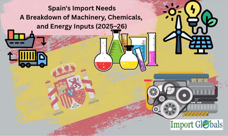 Spain's Import Needs: A Breakdown of Machinery, Chemicals, and Energy Inputs (2025–26)